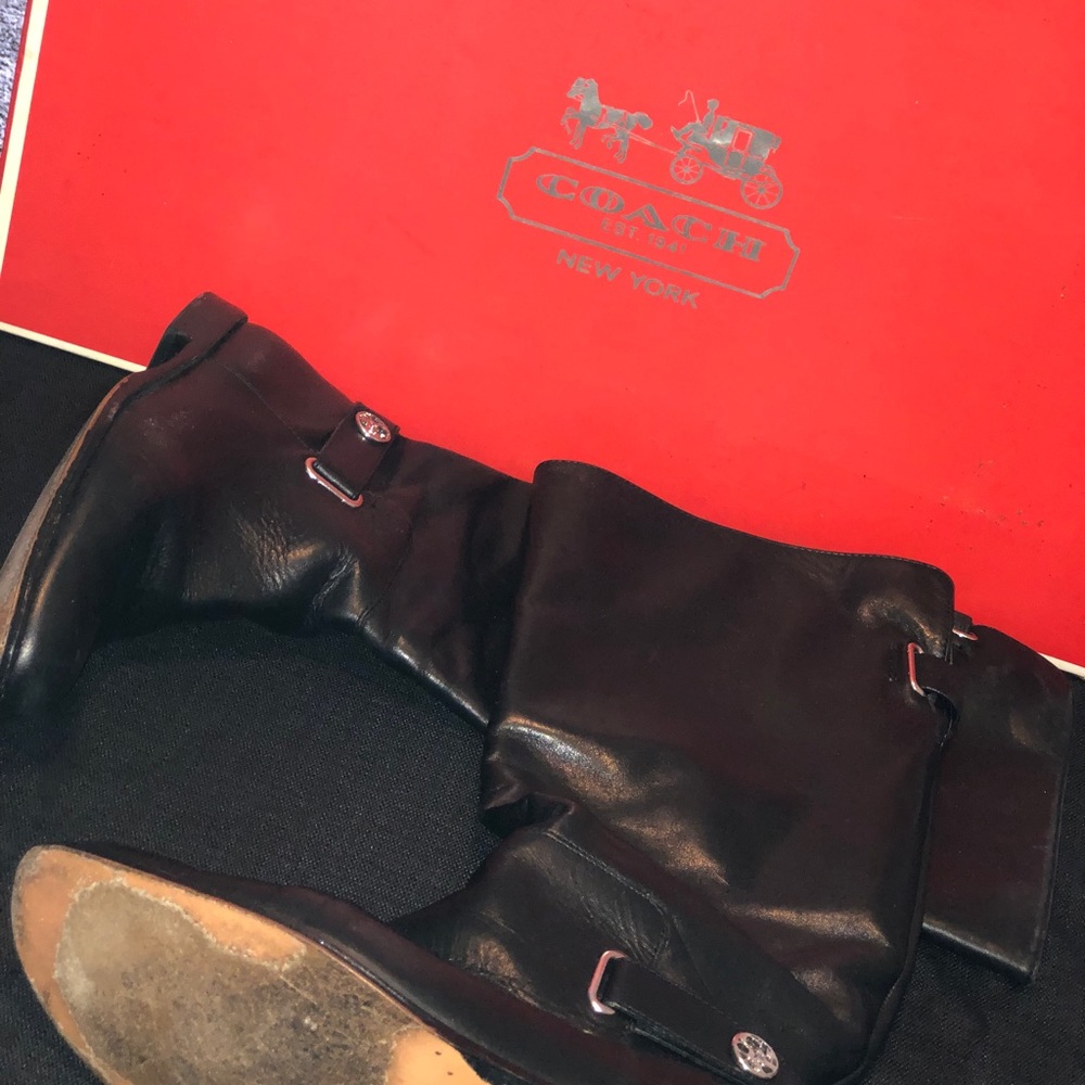 Coach riding boots
